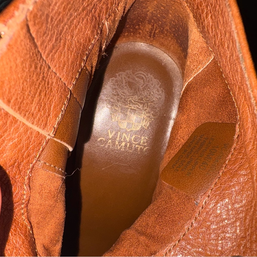 Vince Camuto Chestnut Heeled Boots - Picture 4 of 7